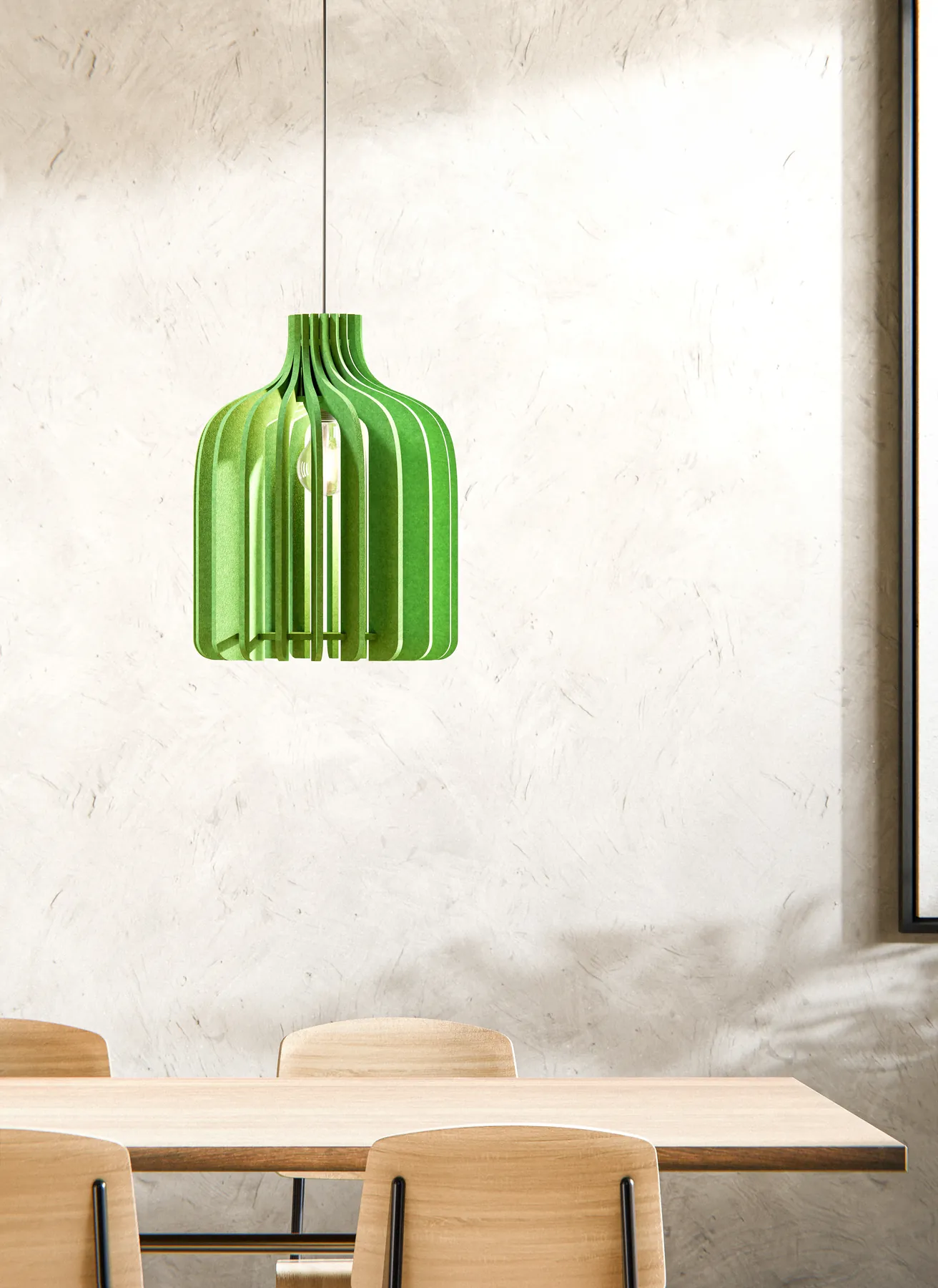 Lampade in PET bauhlamp., marchio gemello di dsuspend. Progettate e prodotte a Mataró.