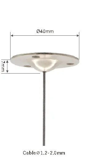 Platillo de techo Ø40