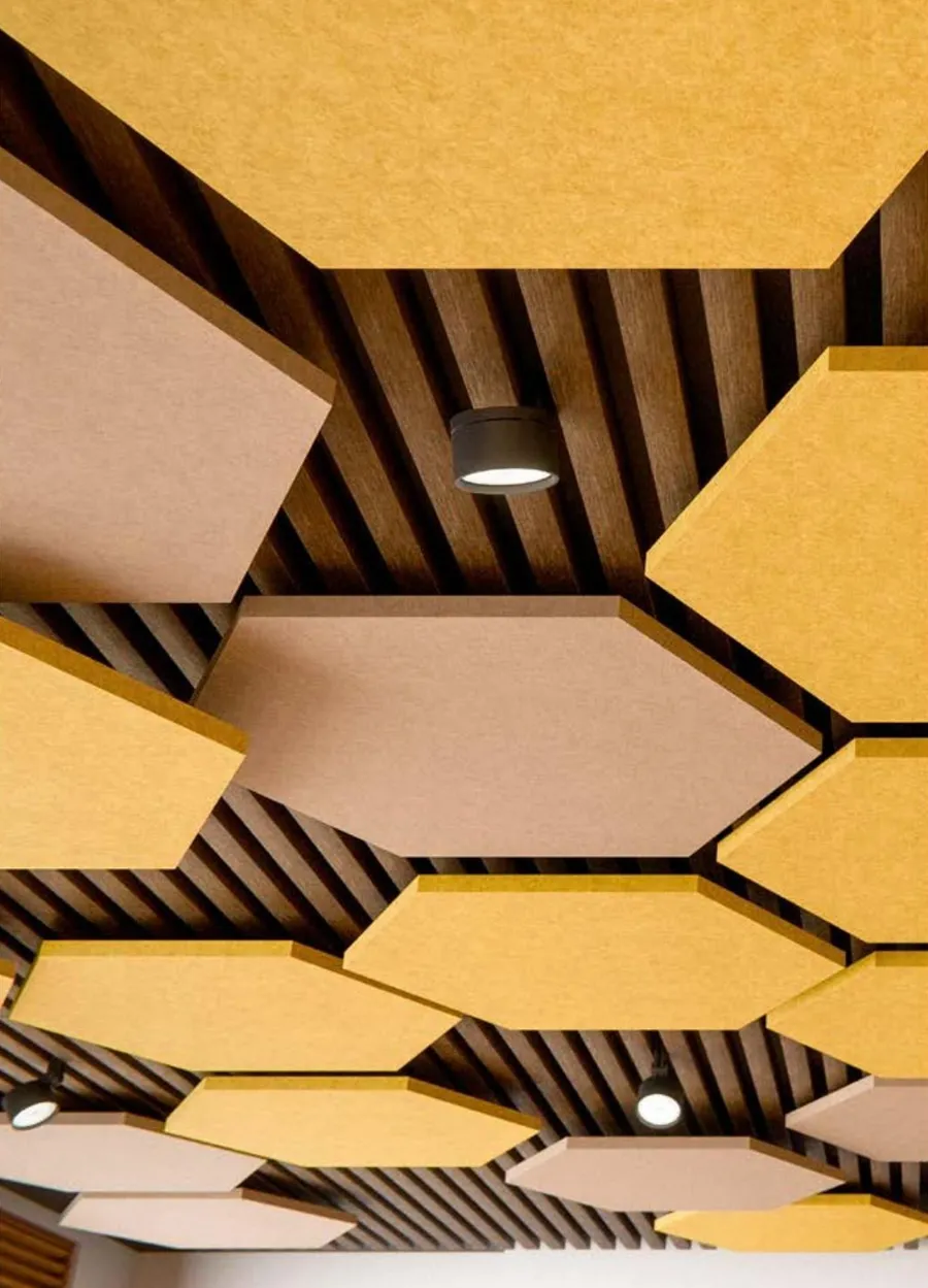 Islas hexagonales de PET